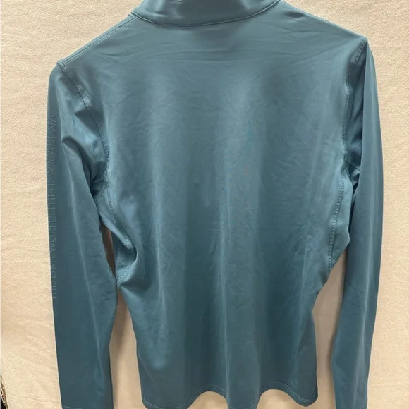 PS of Sweden Petrol 1/4 Zip Long Sleeve Sunshirt with Crystal zip - Picture 3 of 4